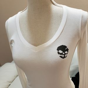 Skull ivory t-shirt